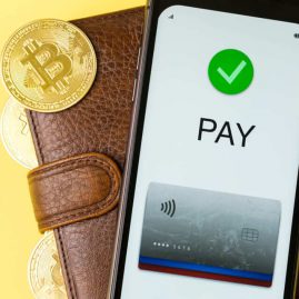 application for payment on the smartphone screen o utc