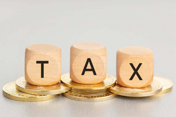 cryptocurrency tax concept